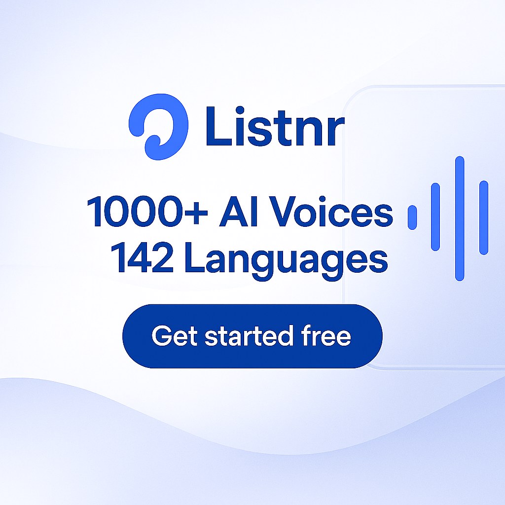 Listnr语音生成器