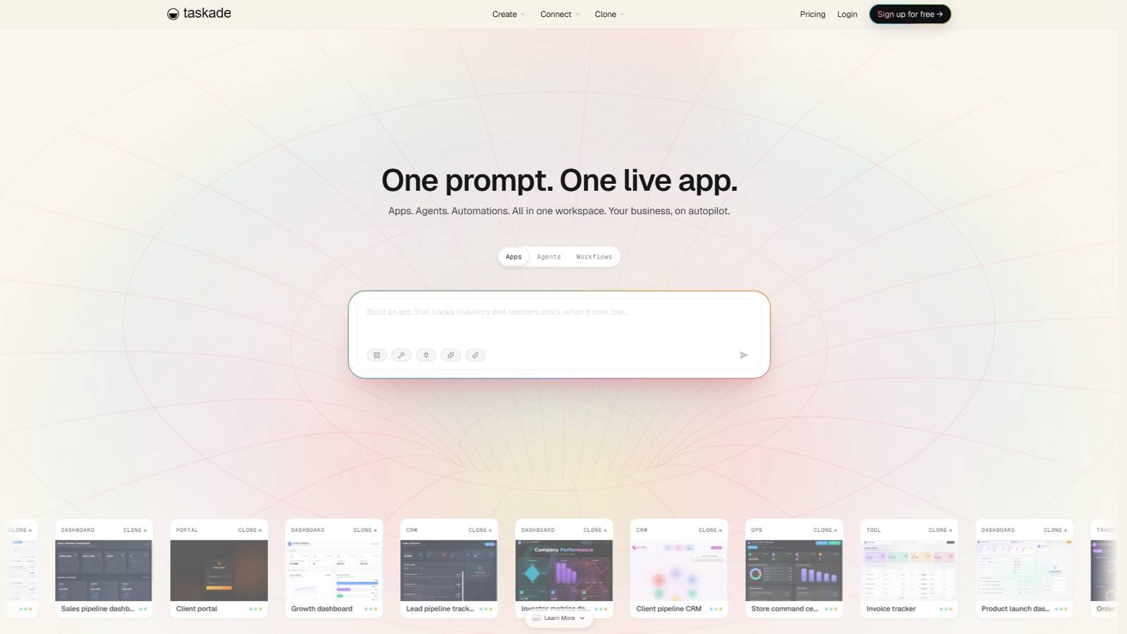 Taskade 界面预览