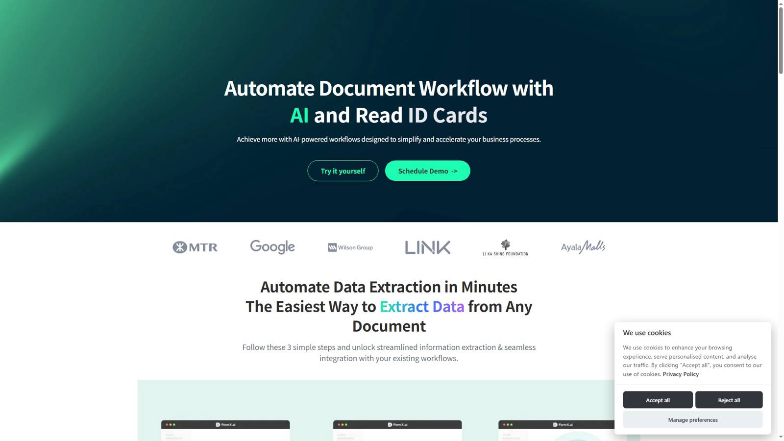 FormX.ai 界面预览