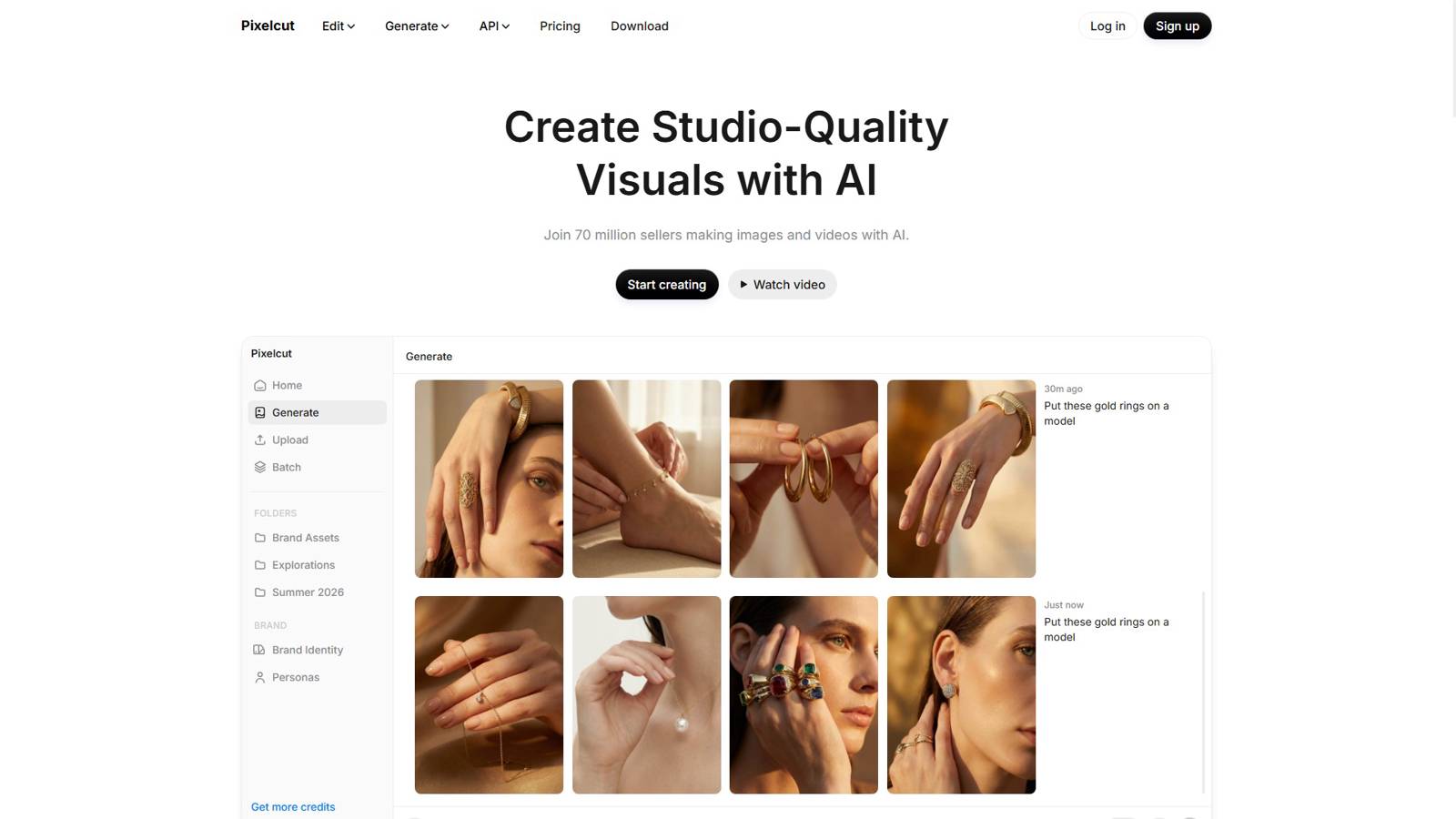 Pixelcut.ai 界面预览