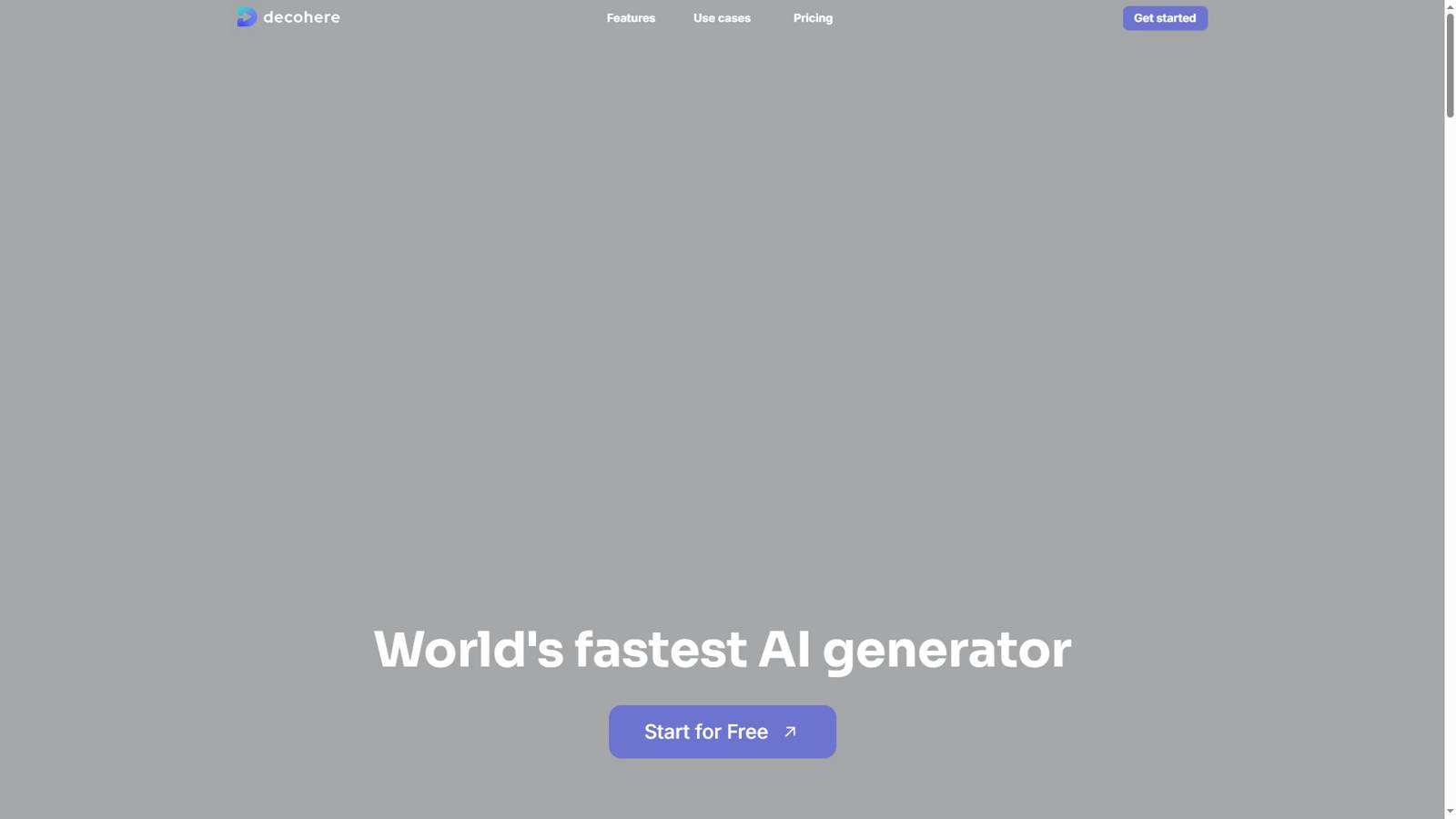 Decohere 界面预览