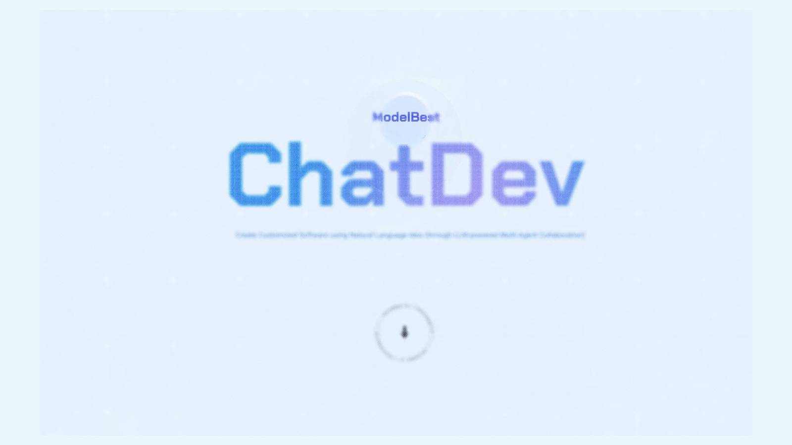 ChatDev 界面预览