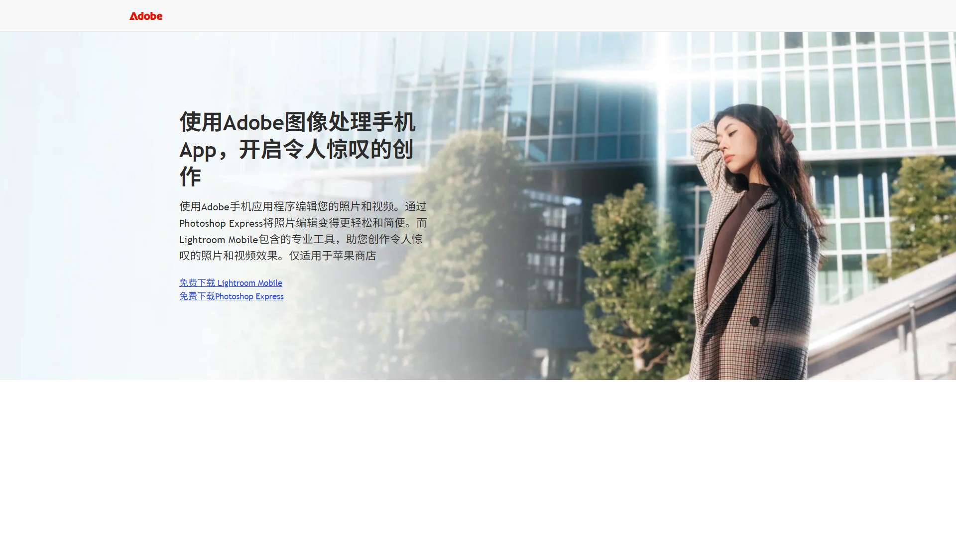 Adobe Image Background Remover 界面预览
