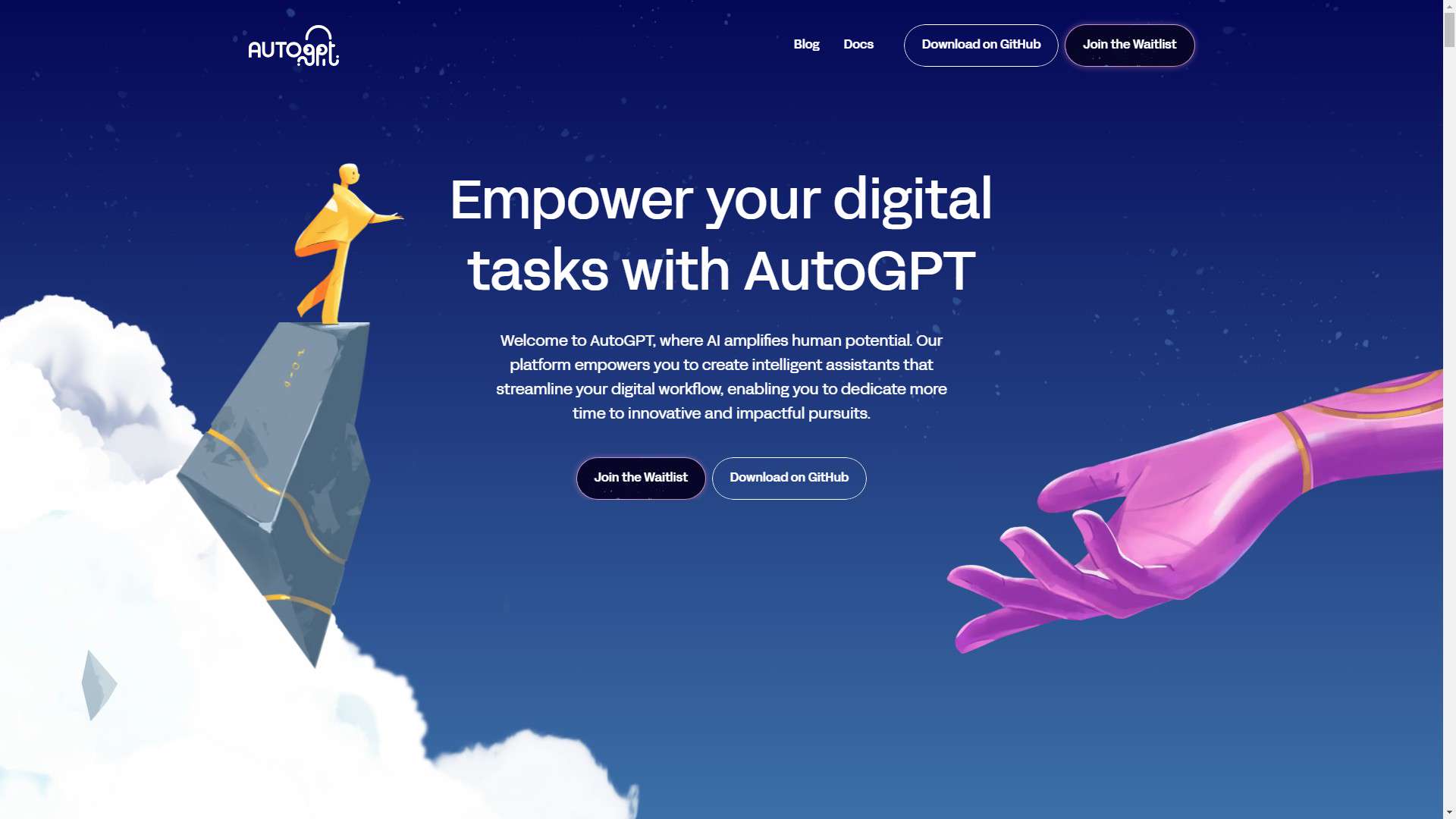 Auto-GPT 界面预览
