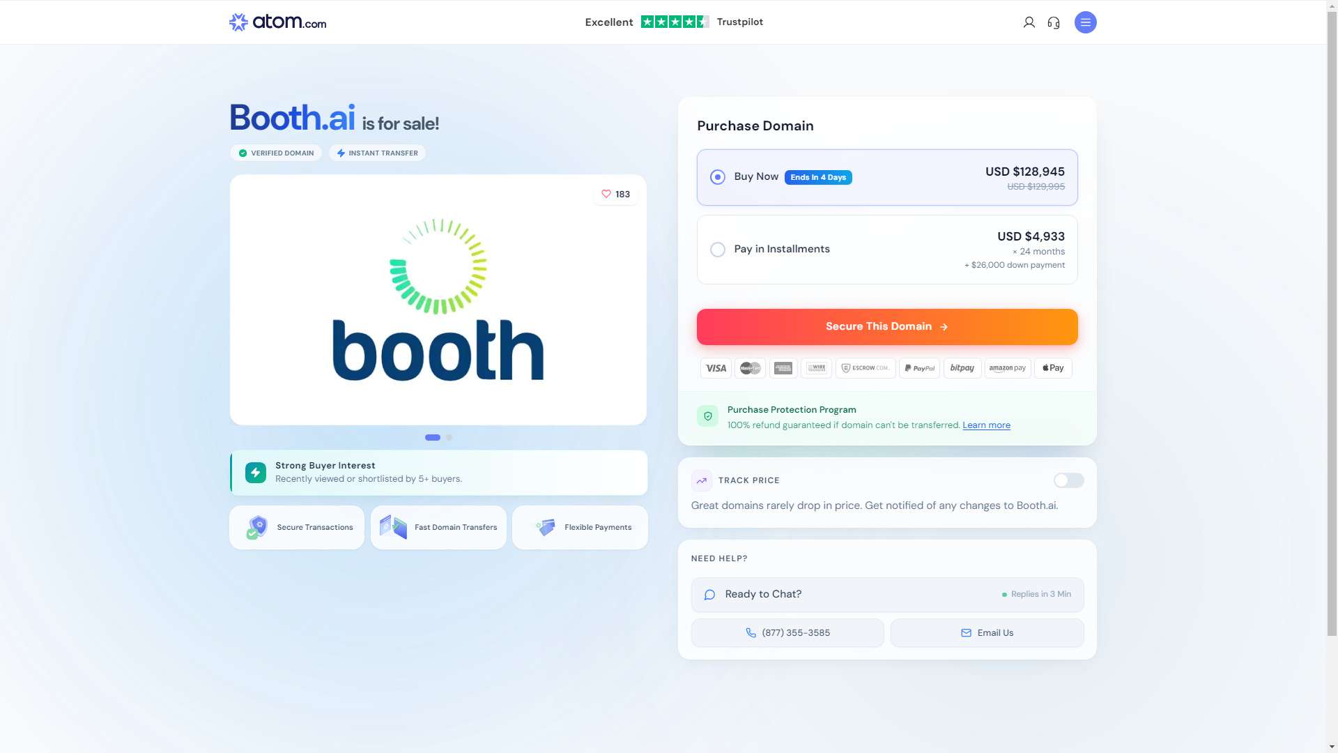 Booth.ai 界面预览