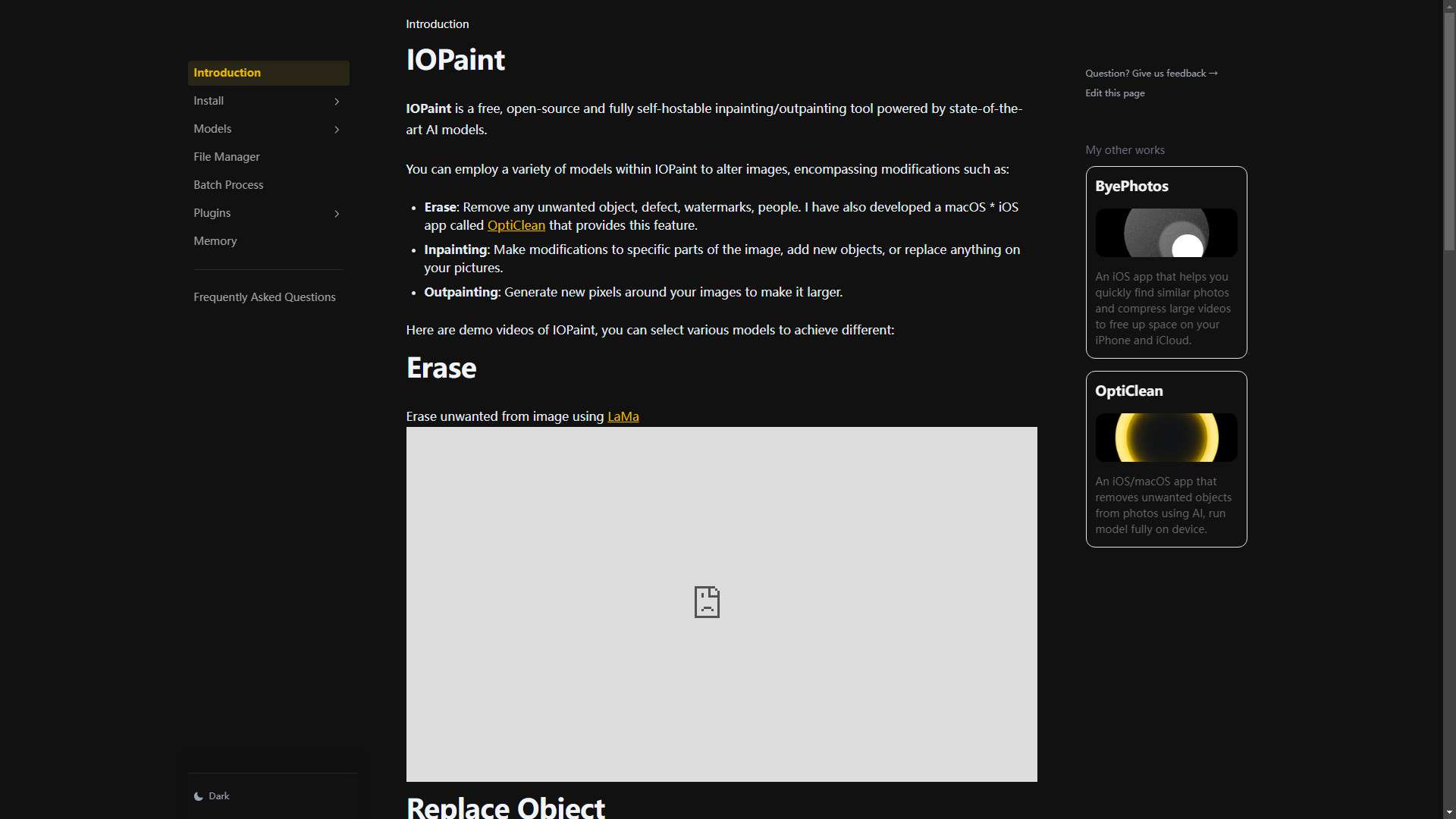 IOPaint 界面预览