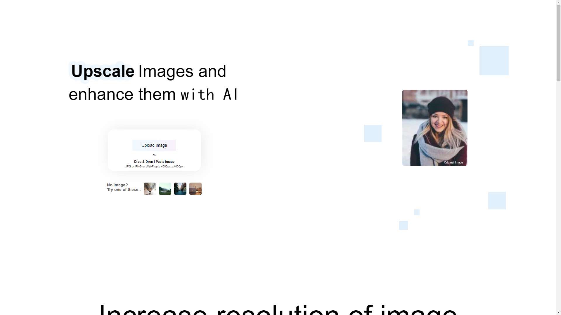 Upscalepics 界面预览